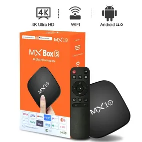 MX10 Box S Android TV 11.0 Version 1 8GB