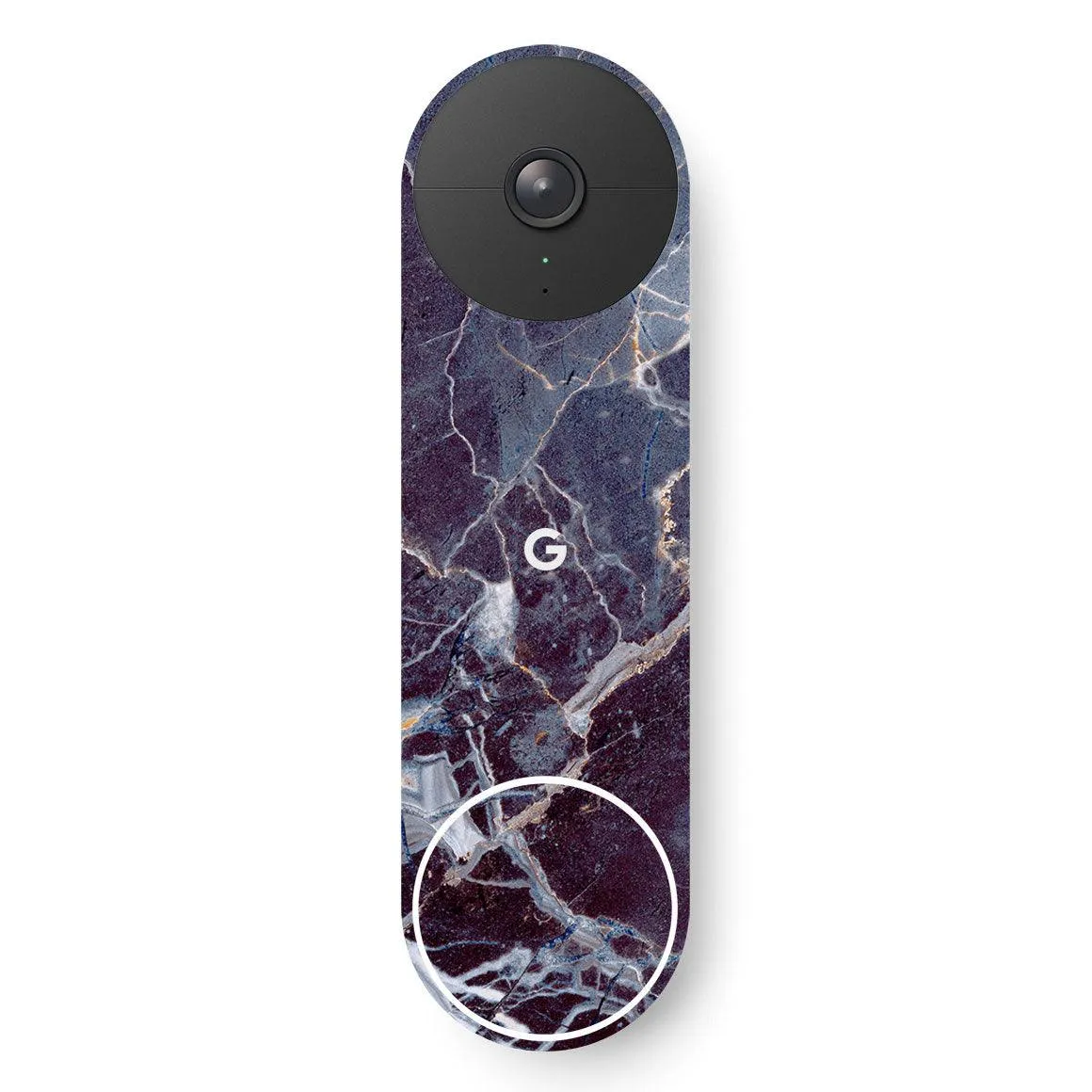 Nest DoorBell (Battery) Marble Series Skins