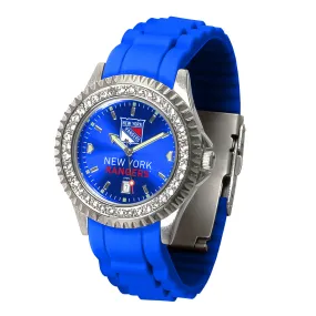 New York Rangers Ladies Sparkle Watch