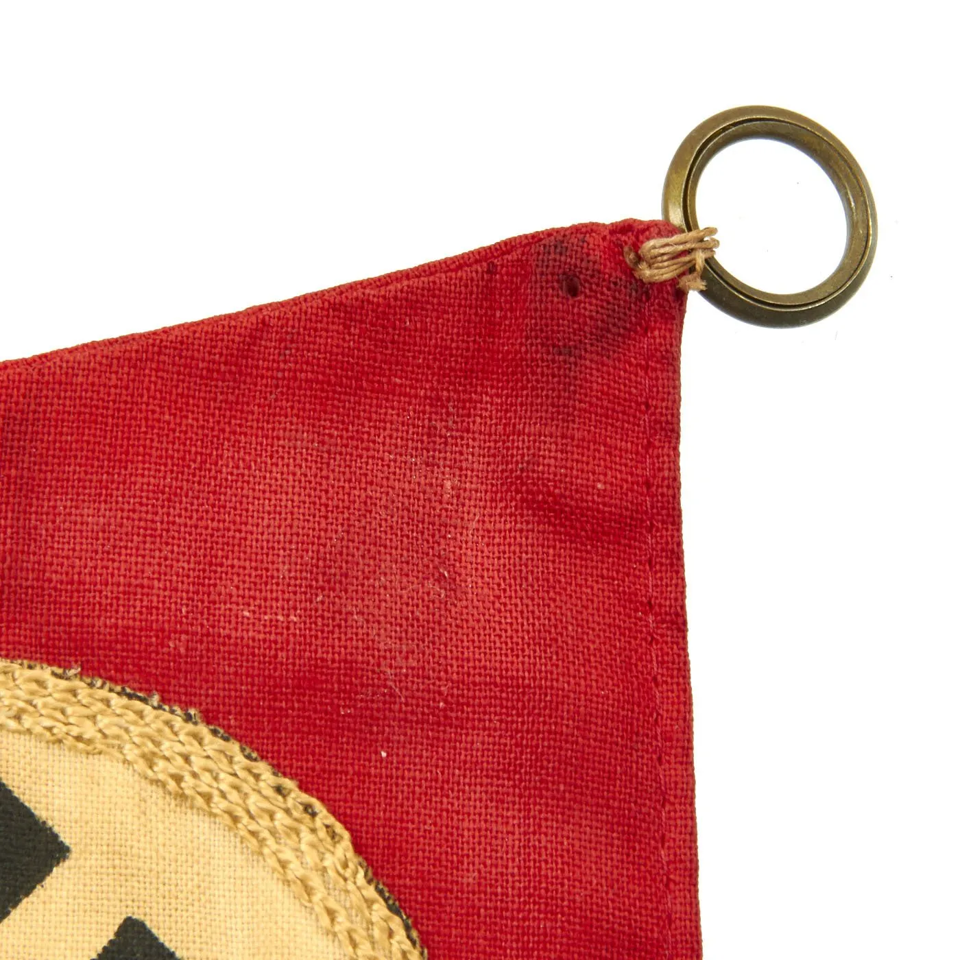 Original German WWII DDAC and NSDAP Vehicle Fender Pennant Flag Set - Der Deutsche Automobil Club