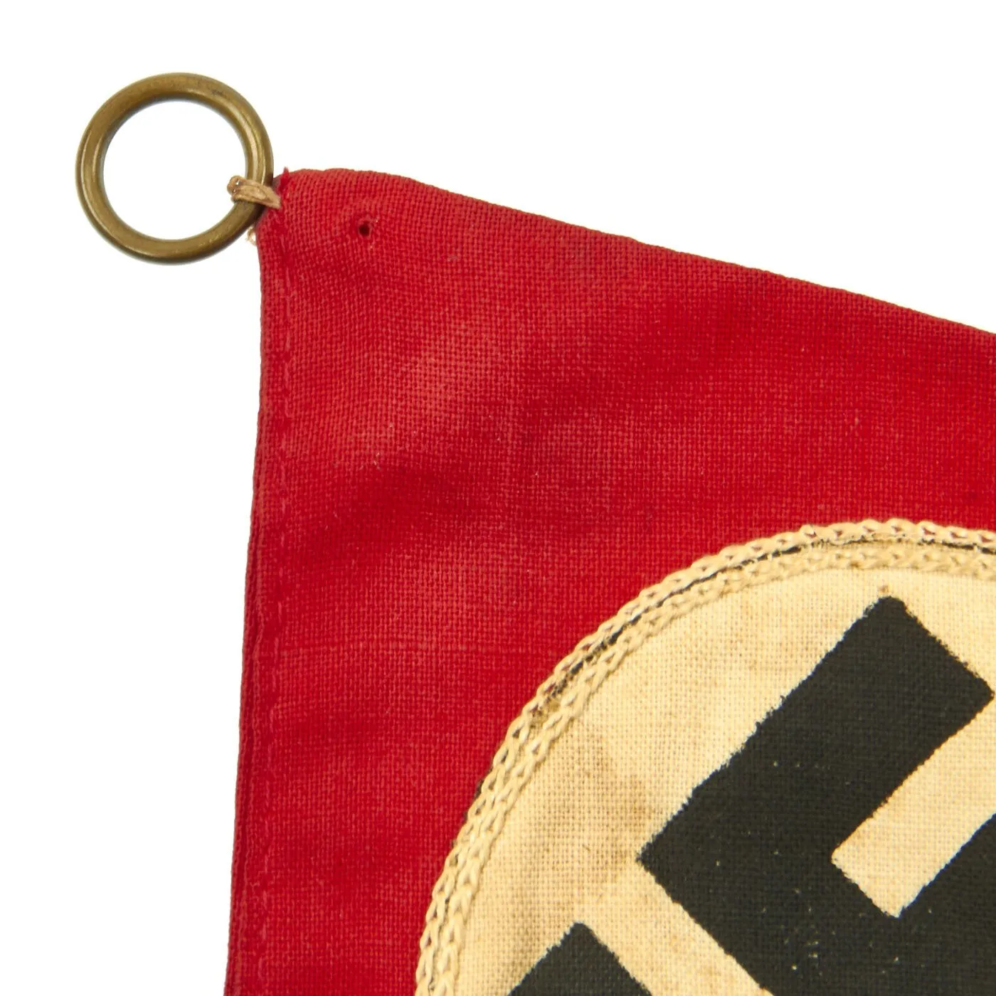 Original German WWII DDAC and NSDAP Vehicle Fender Pennant Flag Set - Der Deutsche Automobil Club