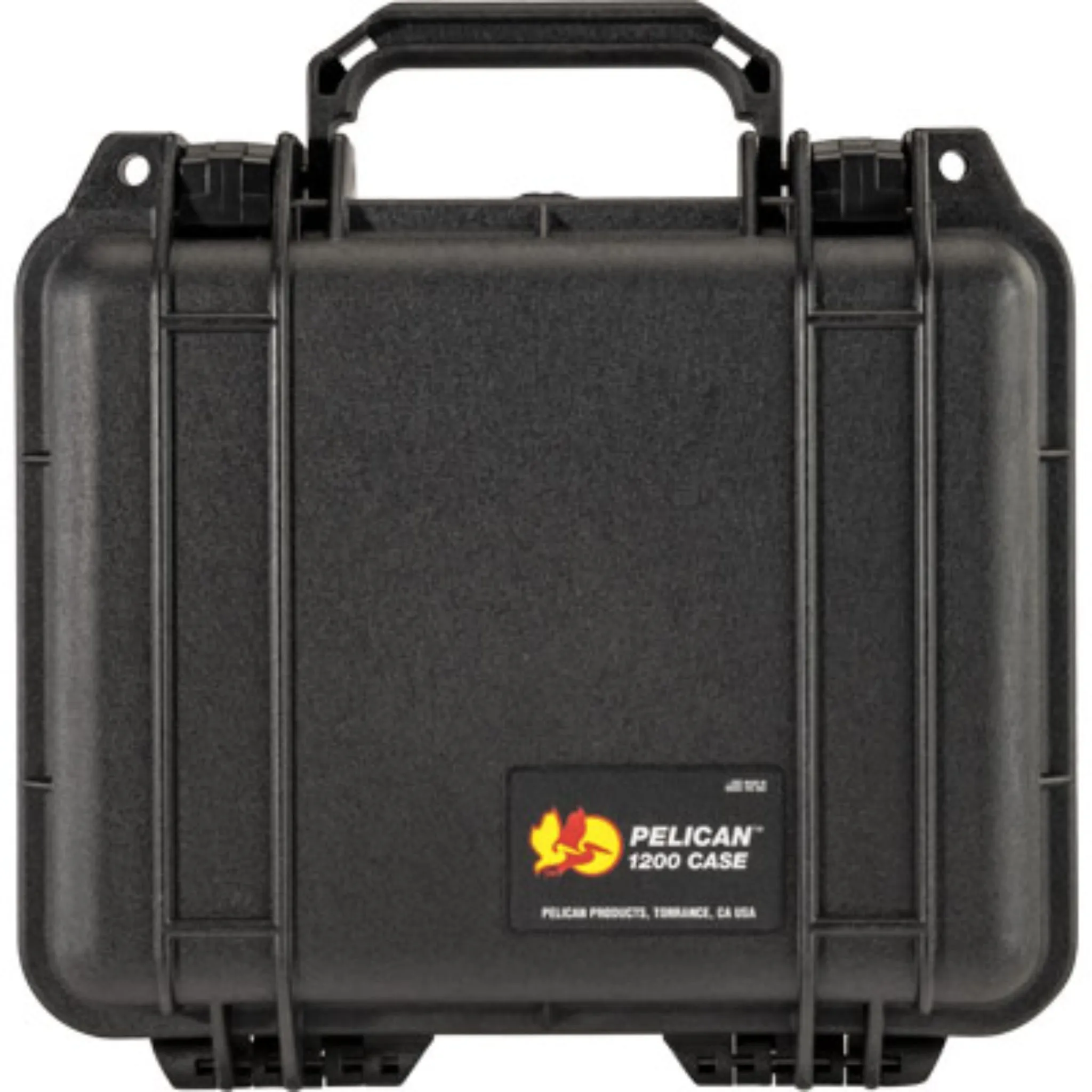 Pelican 1200 1200-001-110 Protector Case, No Foam, Black, 1 Each