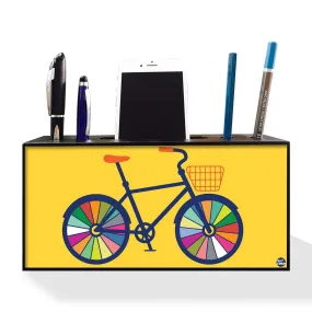 Pen Mobile Stand Holder Desk Organizer - Cycle Art