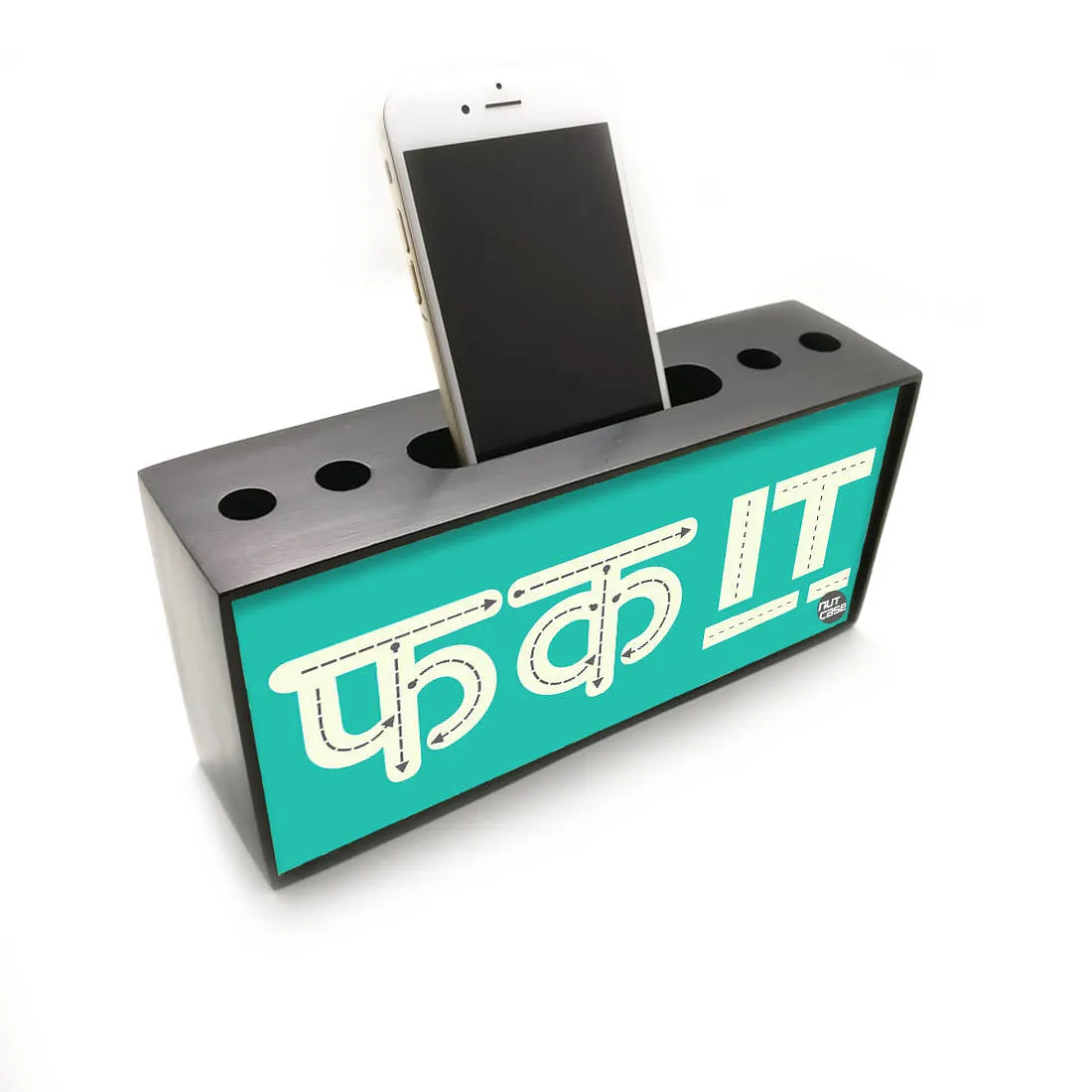 Pen Mobile Stand Holder Desk Organizer - F**K IT