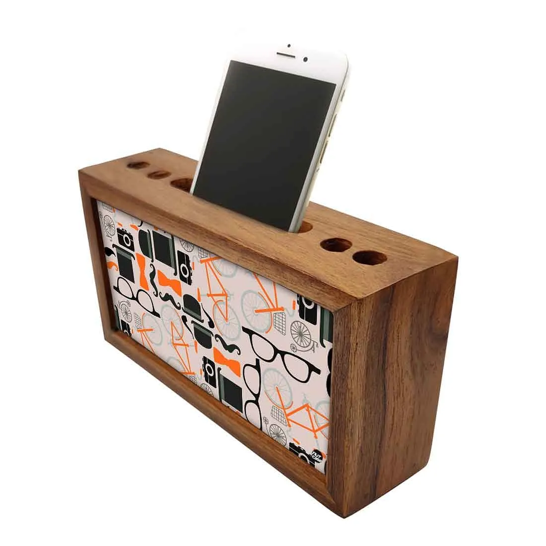 Pen Mobile Stand Holder Desk Organizer - Hipster Attitude