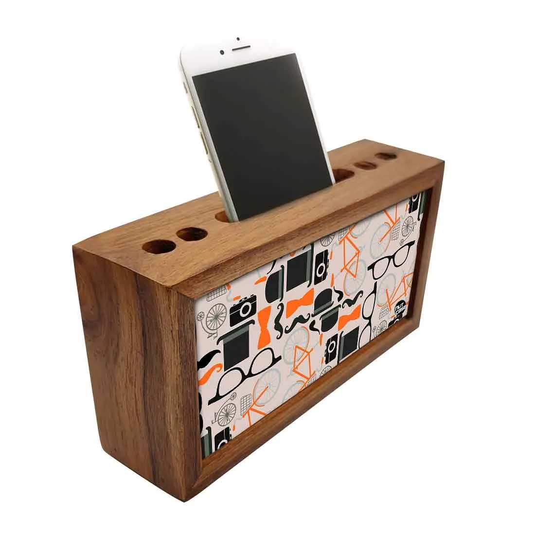 Pen Mobile Stand Holder Desk Organizer - Hipster Attitude