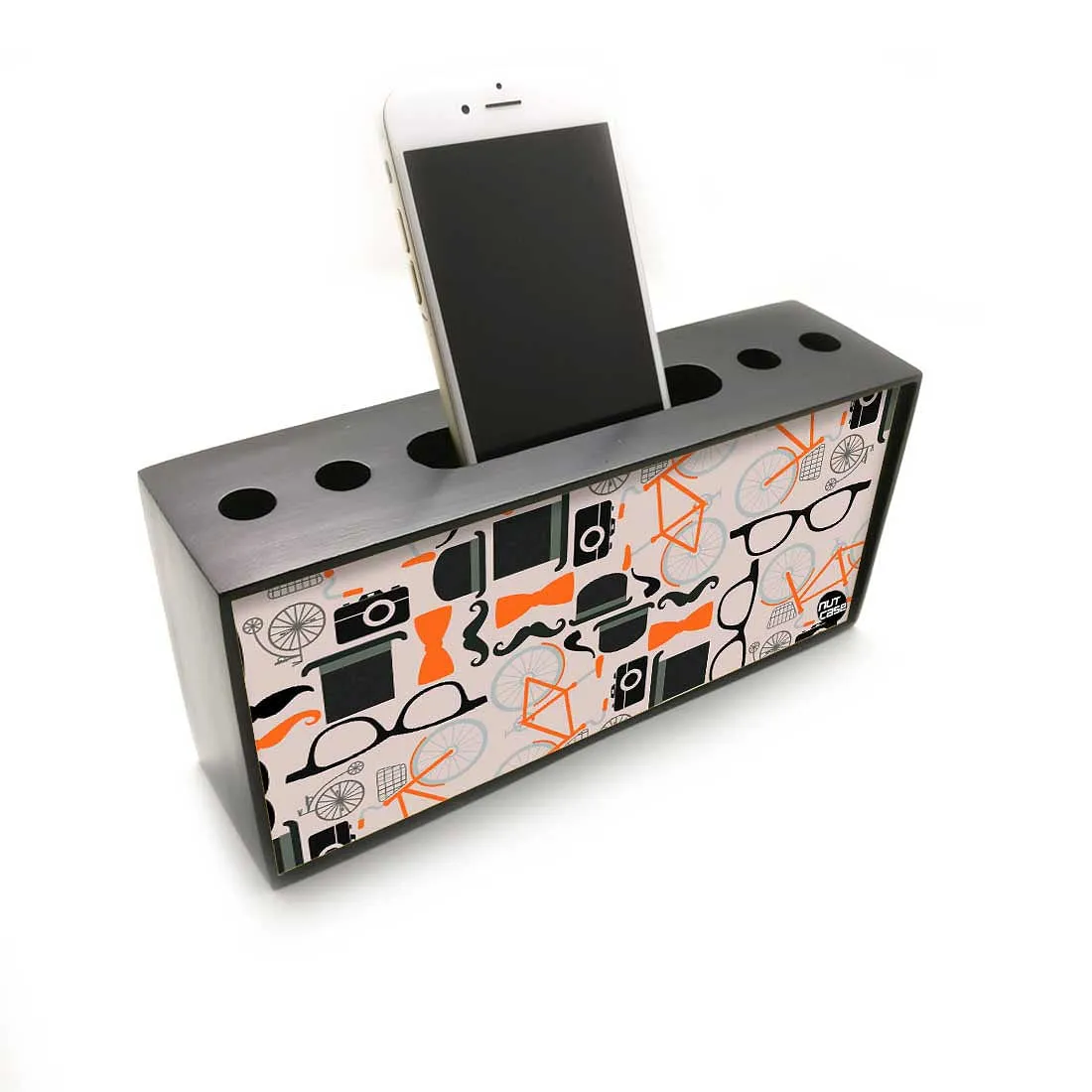 Pen Mobile Stand Holder Desk Organizer - Hipster Attitude