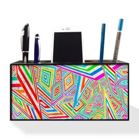 Pen Mobile Stand Holder Desk Organizer - Kaleidoscope