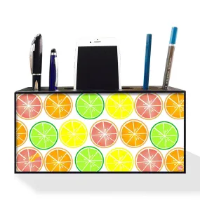 Pen Mobile Stand Holder Desk Organizer - Lemons