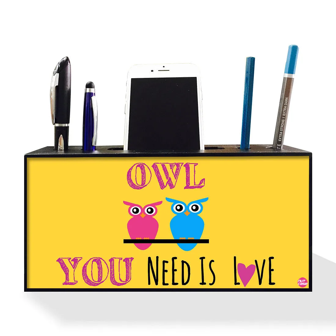 Pen Mobile Stand Holder Desk Organizer - Owl You Need Is Love