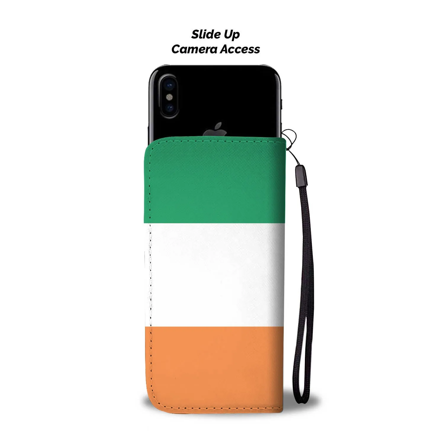 Personalized Irish Flag Phone Wallet Case