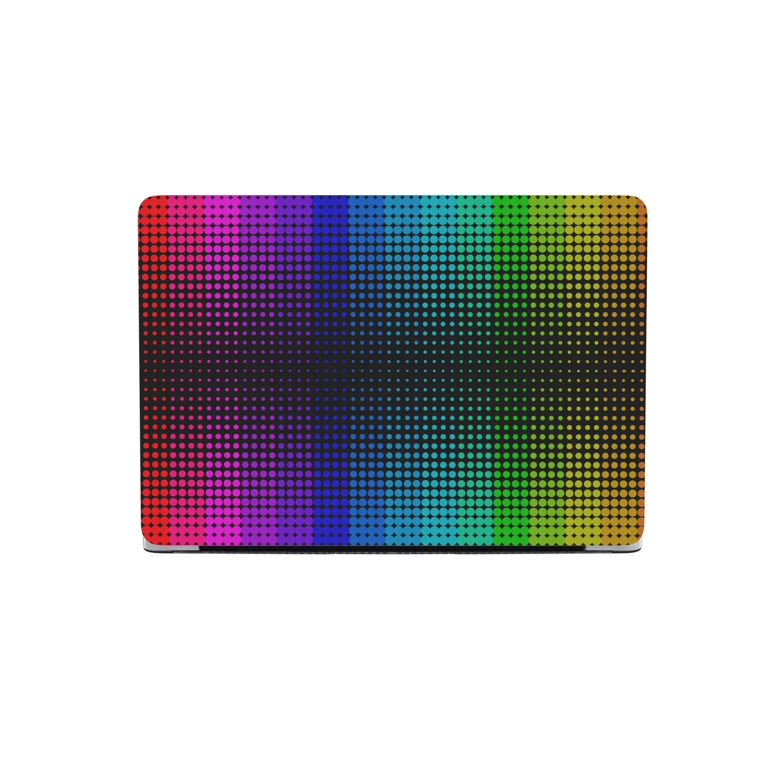 Personalized Macbook Hard Shell Case - Colorful Abstract Halftone