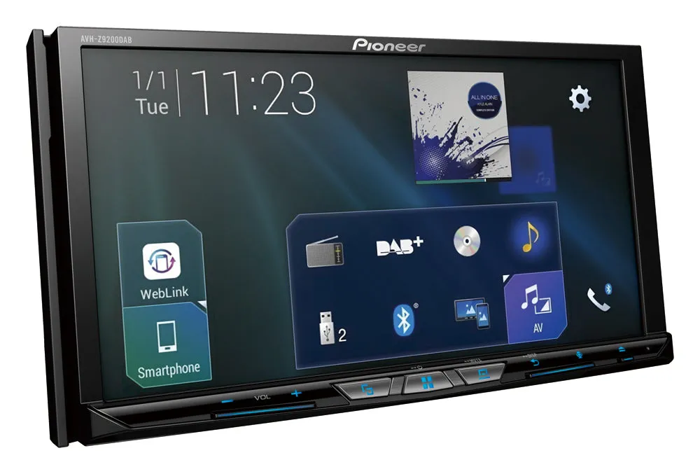 Pioneer AVH-Z9200DAB, automobilinė multimedija