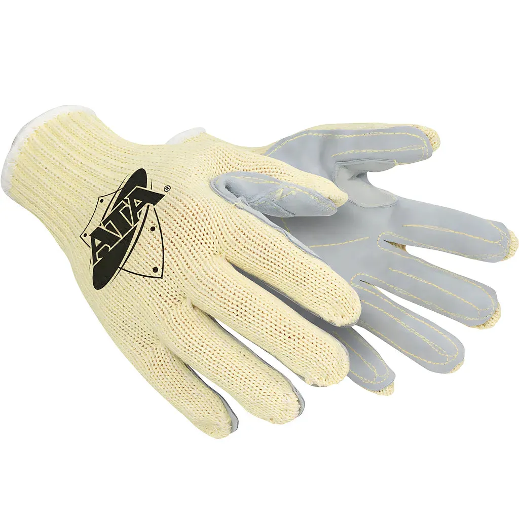 PIP MATA30-BH-XL Seamless Knit ATA Technology Blended Glove with Split Cowhide Leather Palm - Knit Wrist