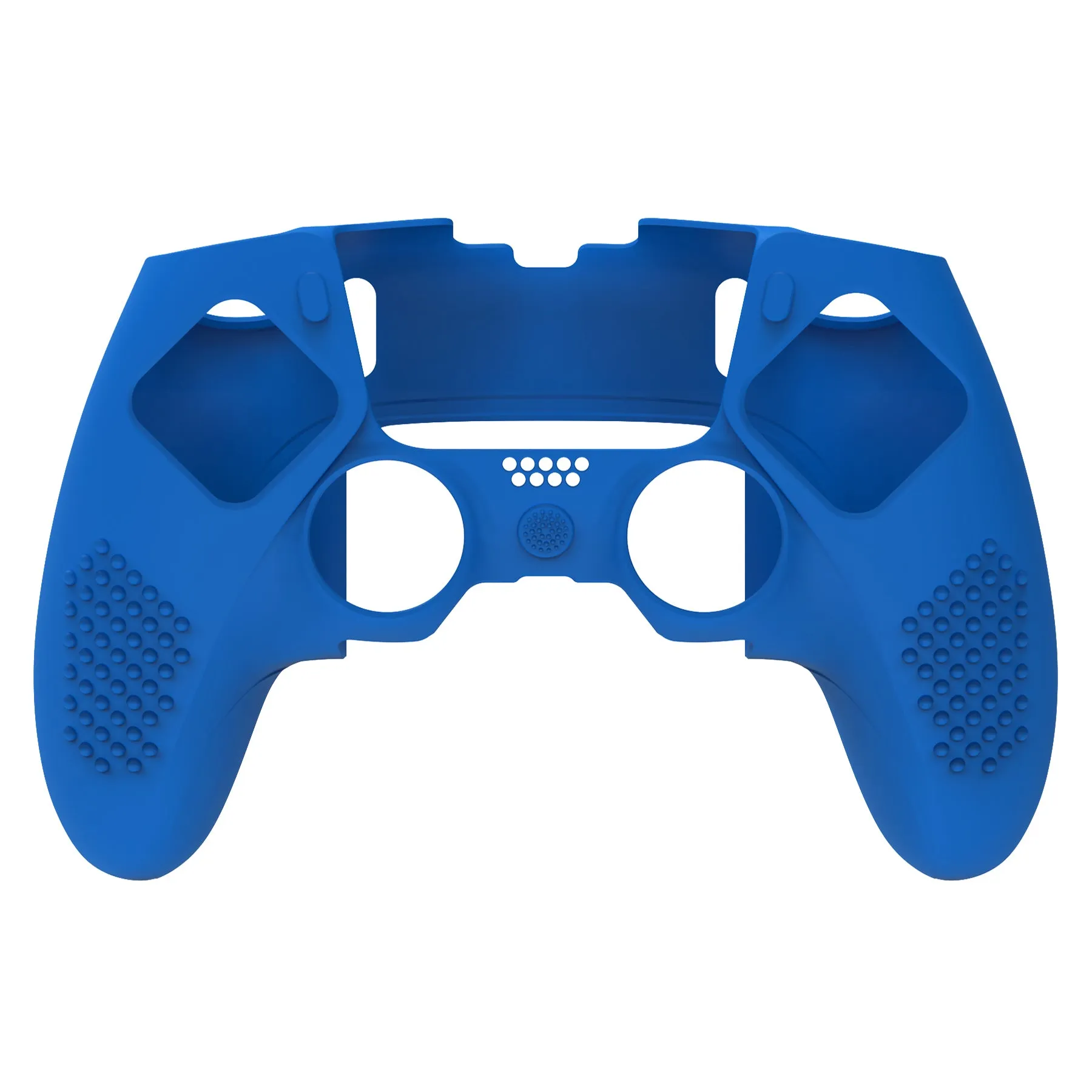 PlayVital 3D Studded Edition Anti-Slip Silicone Cover Case for ps5 Edge Controller, Soft Rubber Protector Skin for ps5 Edge Wireless Controller with 6 Thumb Grip Caps - Blue - ETPFP009