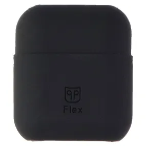 PodPocket Flex Rubber Flexible Case for Apple AirPods - Midnight Black