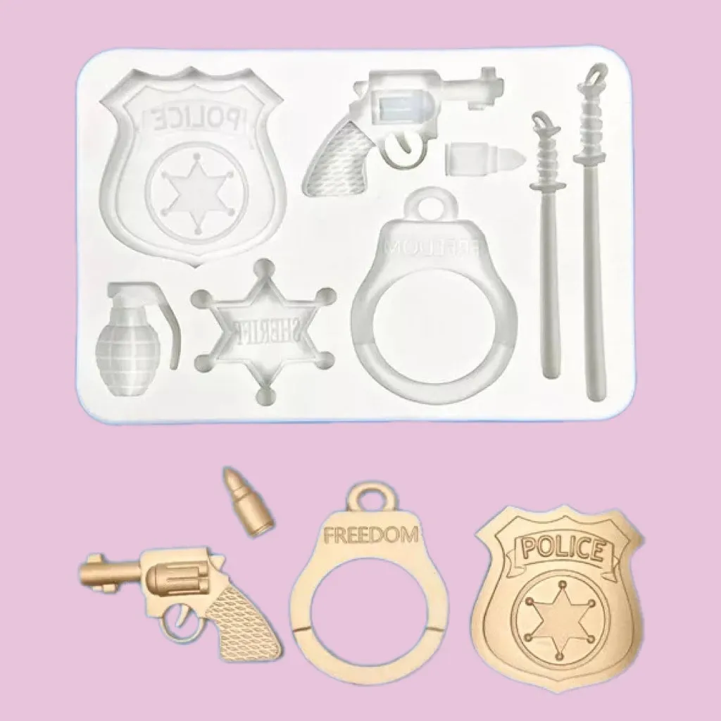 Police Accessories Silicone Mold