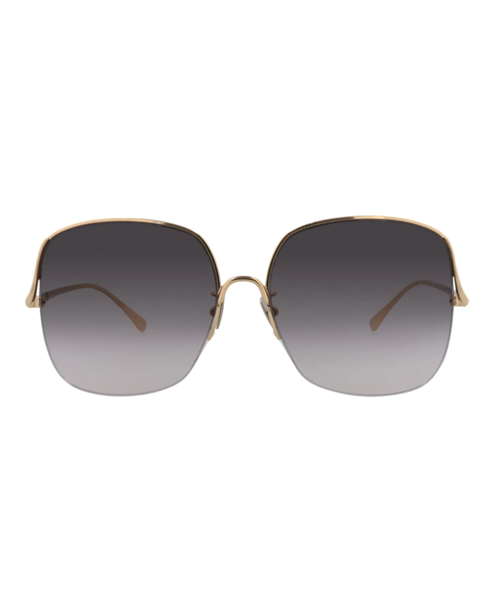 Pomellato Square-Frame Metal Sunglasses, style # PM0122S-30014240001