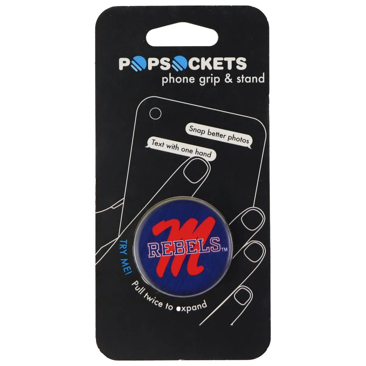 PopSockets: Collapsible Grip & Stand for Phones and Tablets - Mississippi Rebels