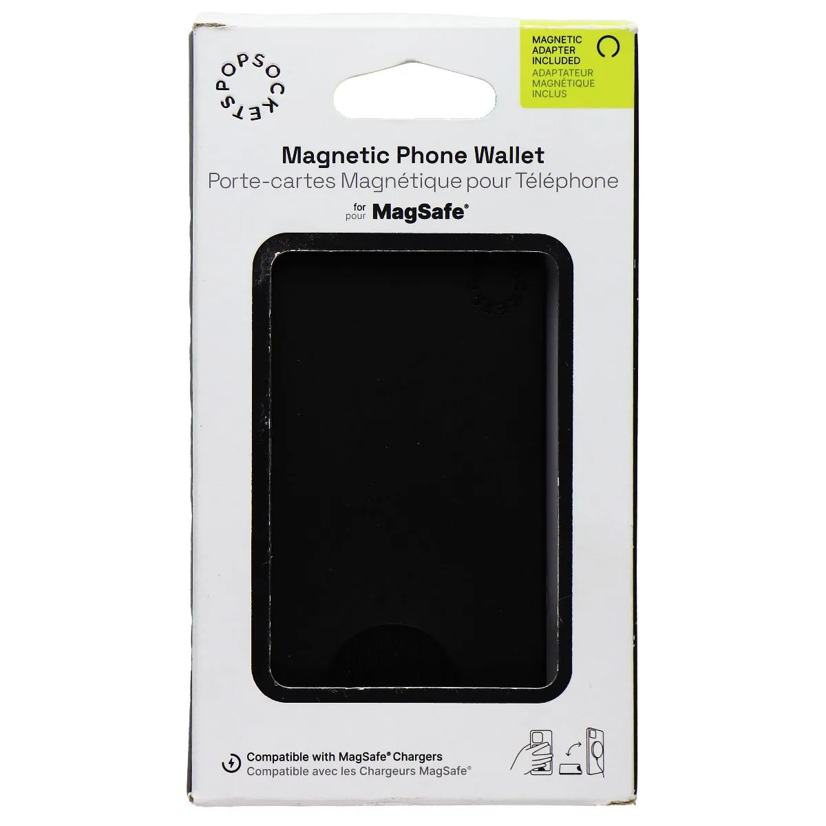 PopSockets Magnetic Phone Wallet for MagSafe - Black