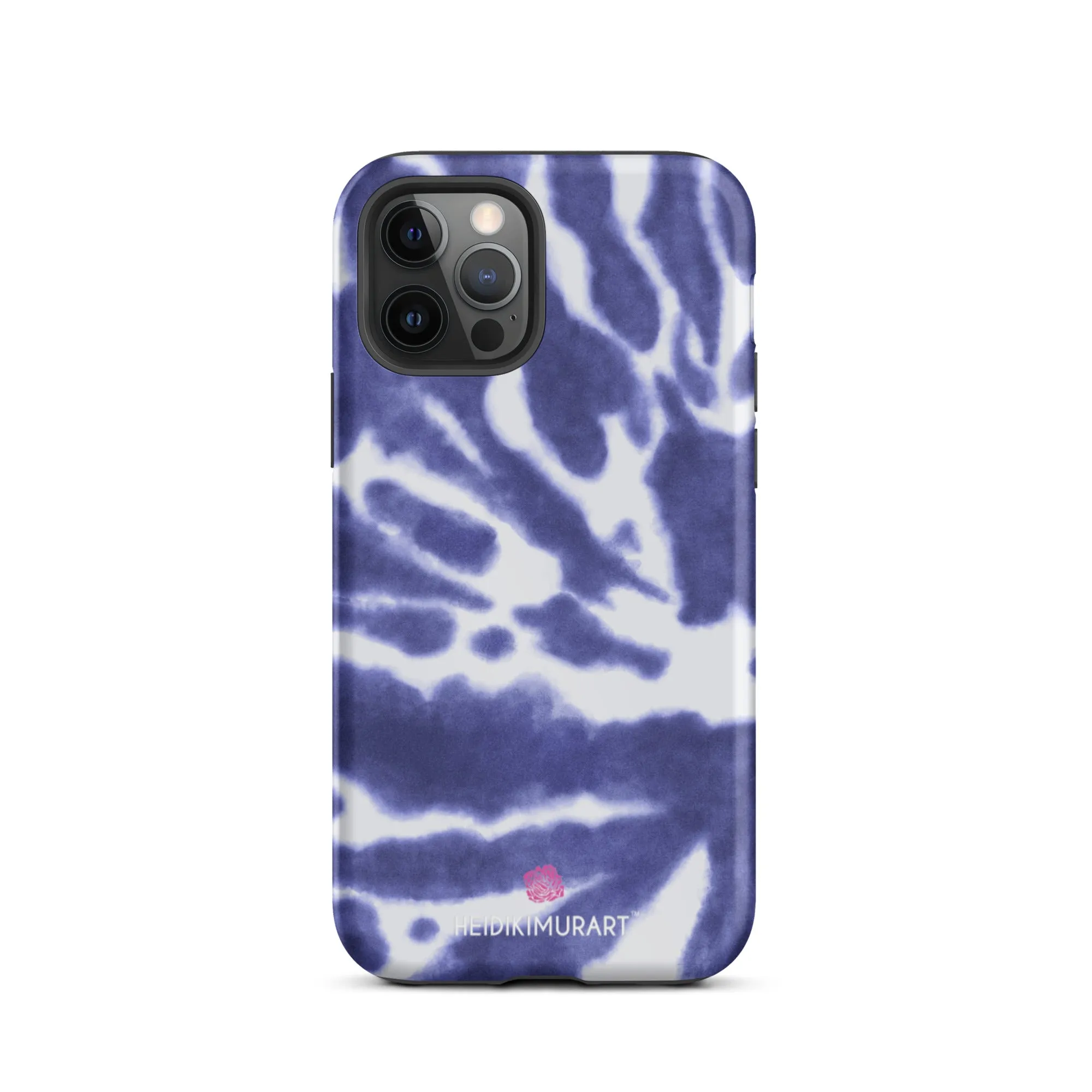 Purple Abstract Tough iPhone Case, Abstract Print Designer Tough Unisex iPhone Case-Printed in USA/EU