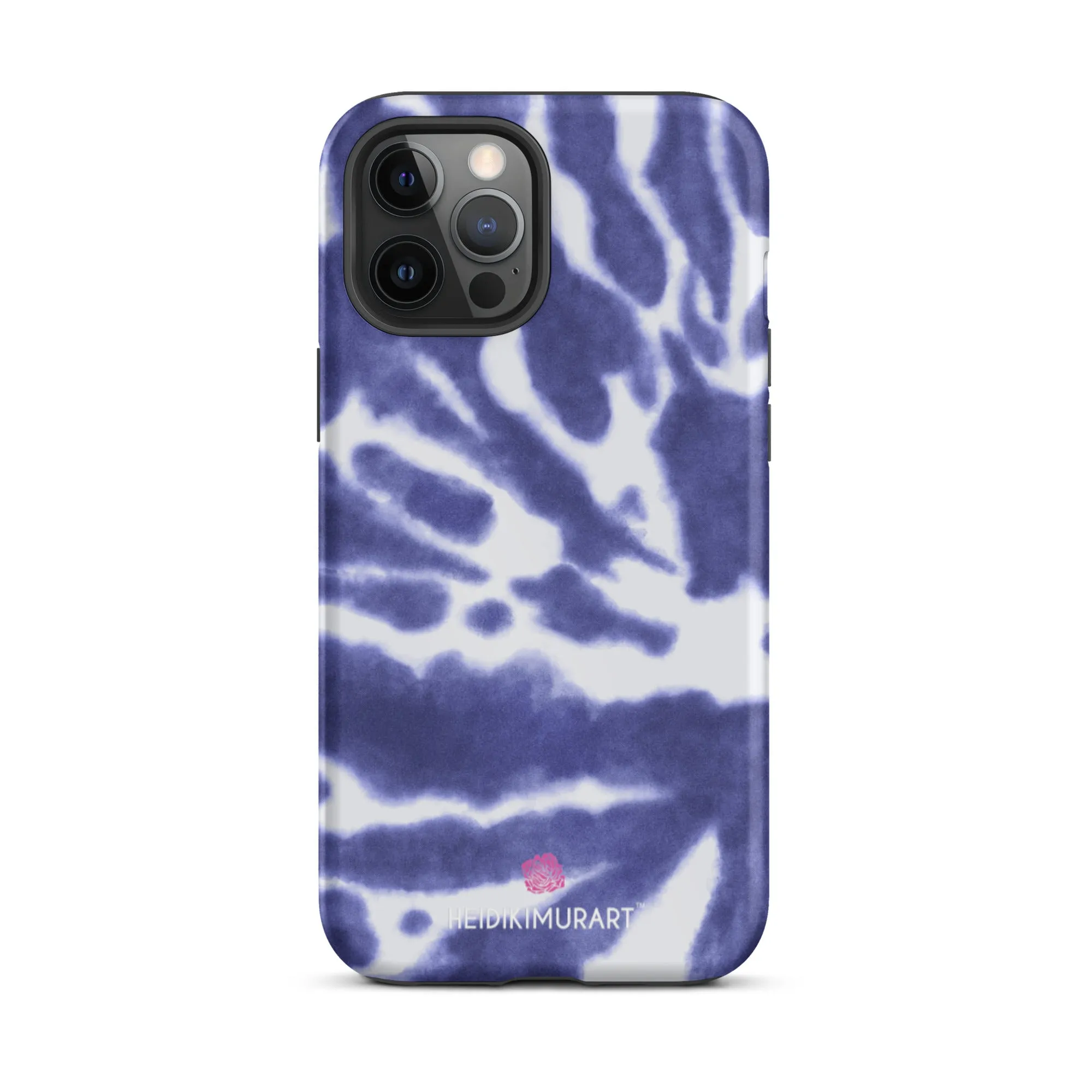 Purple Abstract Tough iPhone Case, Abstract Print Designer Tough Unisex iPhone Case-Printed in USA/EU