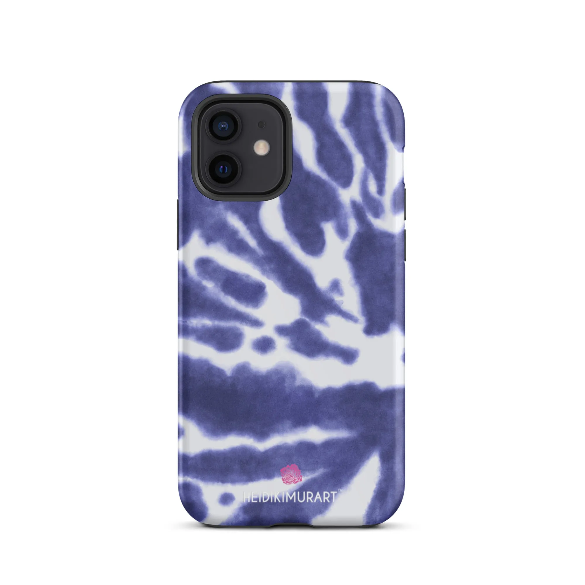 Purple Abstract Tough iPhone Case, Abstract Print Designer Tough Unisex iPhone Case-Printed in USA/EU