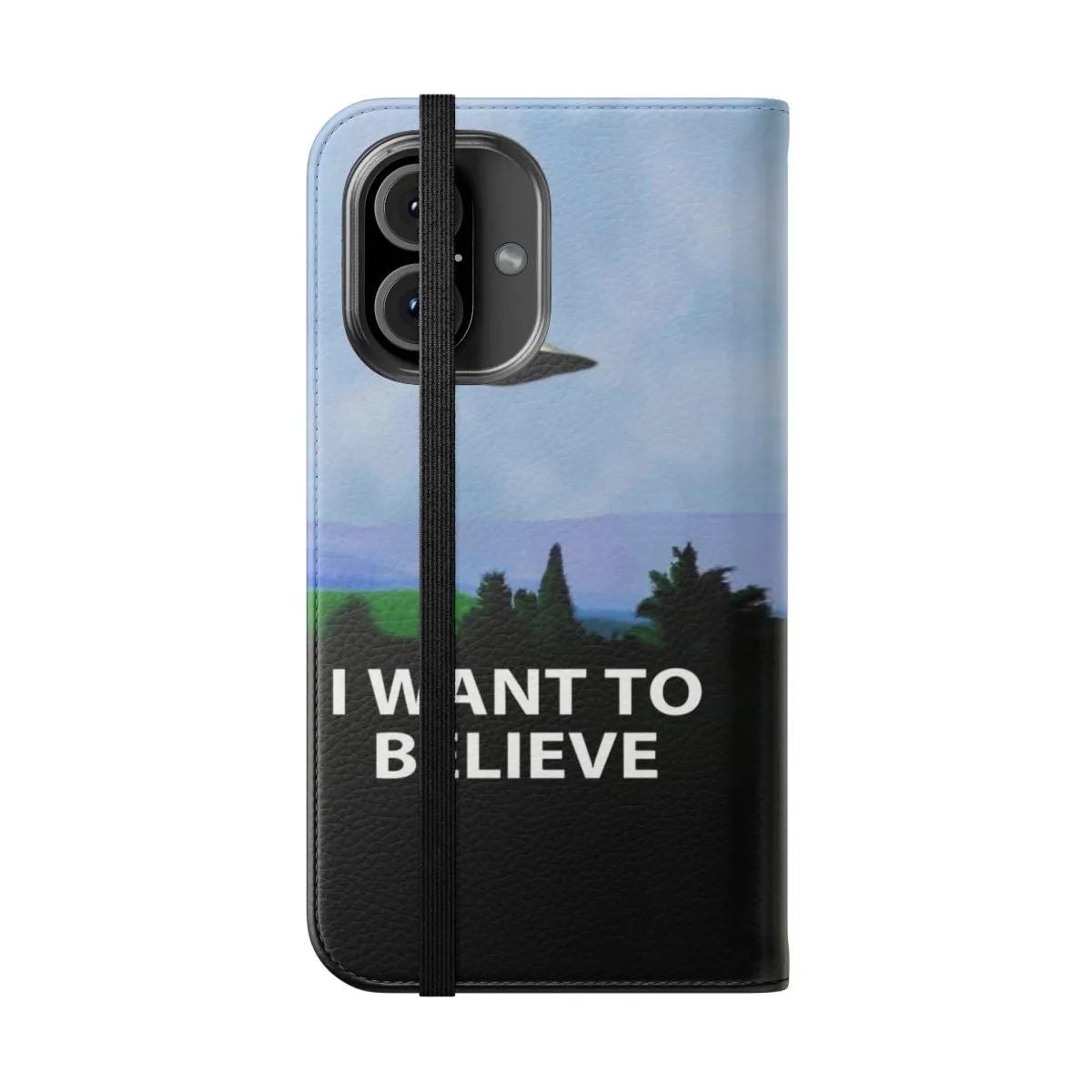 "Stylish X-Files Inspired Flip Cover Phone Case"