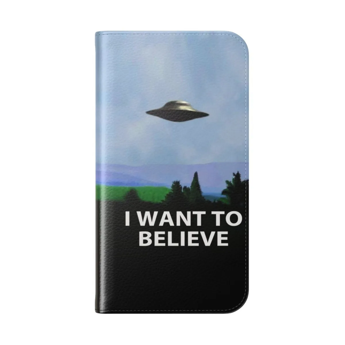 "Stylish X-Files Inspired Flip Cover Phone Case"