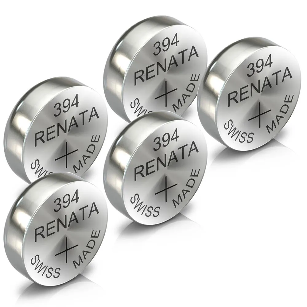 Renata 394 Watch Battery Swiss Made Silver Coin SR936SW 1.55V All Pack