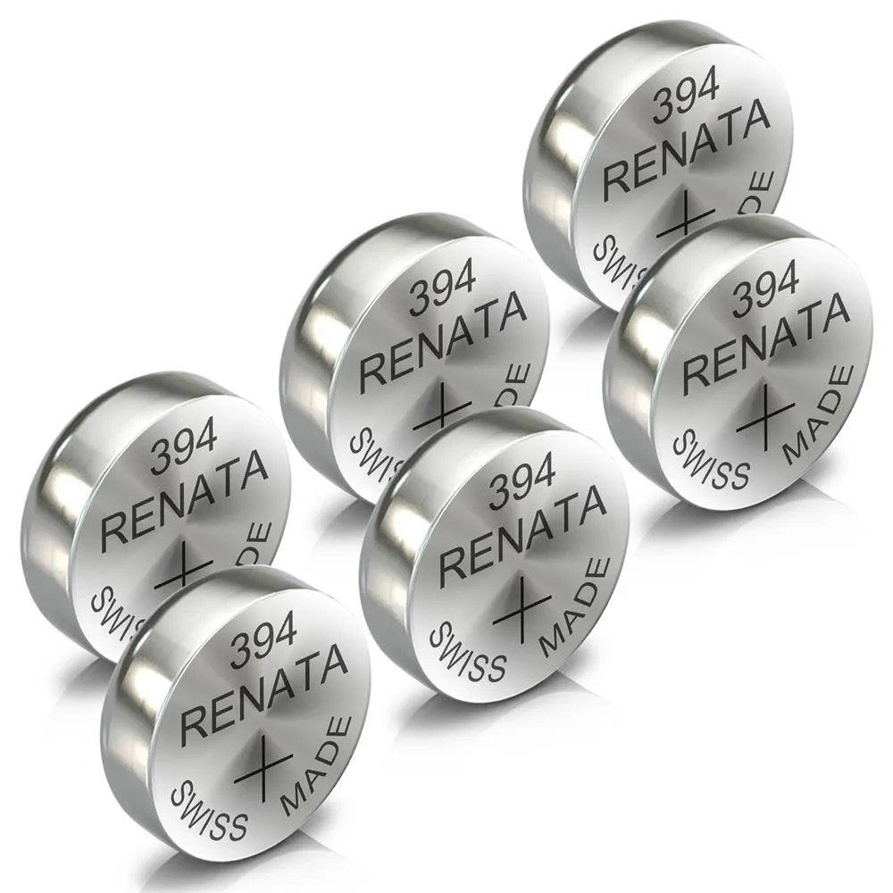 Renata 394 Watch Battery Swiss Made Silver Coin SR936SW 1.55V All Pack