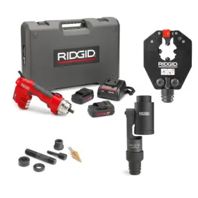 RIDGID RE 6 Electrical Tool Crimp & Punch Kit 52118