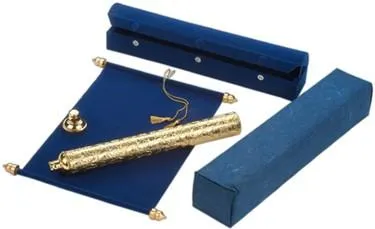 Royal Velvet Scroll Invitations in Colors. Case & Box Set 12 x 8.5"