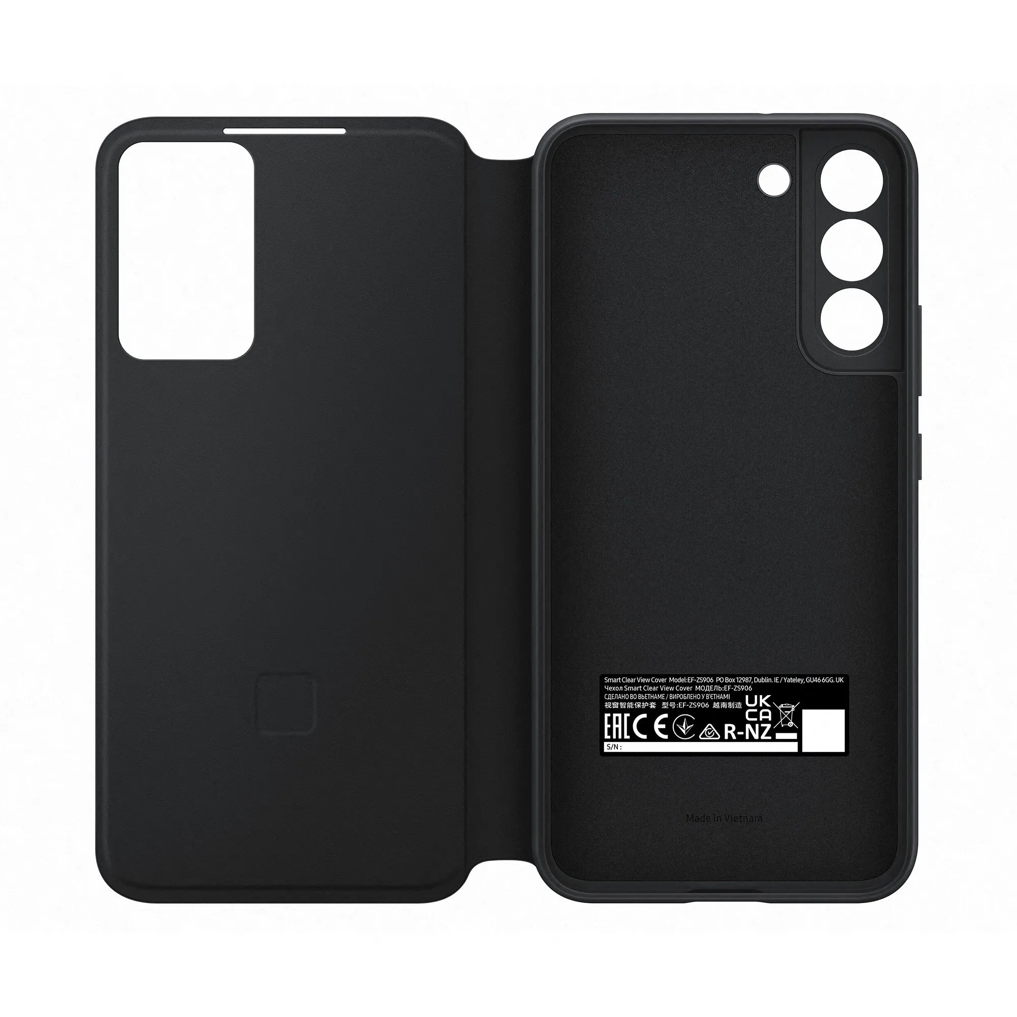 Samsung Ef-Zs906c Mobile Phone Case 16.8 Cm (6.6") Flip Case Black