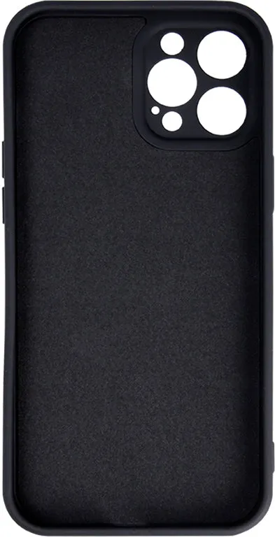 Samsung Galaxy A12 Finger Grip Protective Silicon Cover - Black