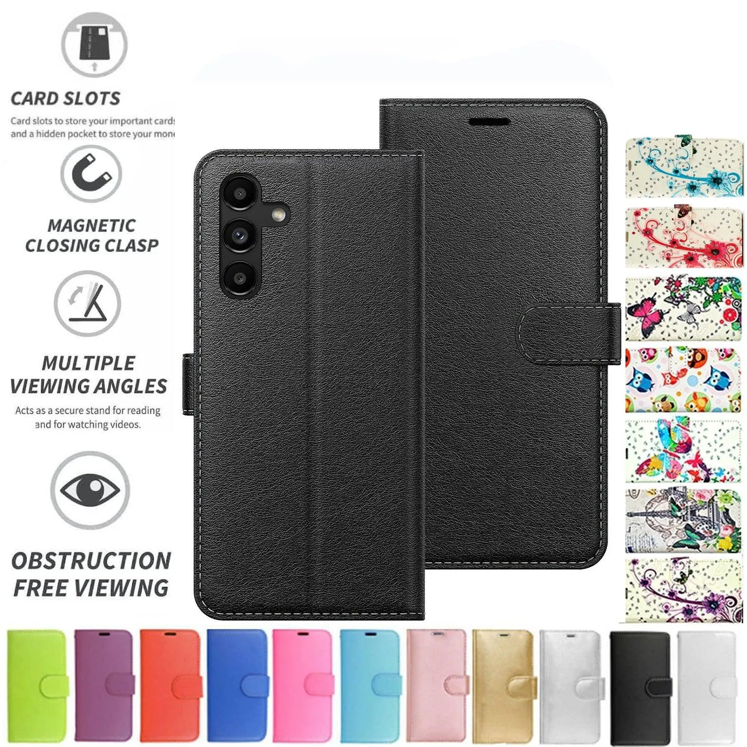 Samsung Galaxy A13 5G Flip Folio Book Wallet Case