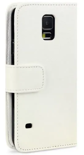 Samsung Galaxy S5 Wallet Case - White