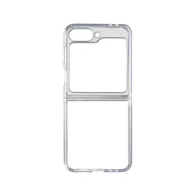 Samsung Galaxy Z Flip 6 - CLASY® Crystal Clear Hybrid Soft   Hard Crystal Phone Case