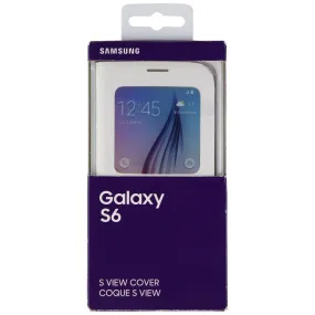 Samsung Official S View Cover for Galaxy S6 - White (EF-CG920PWE)