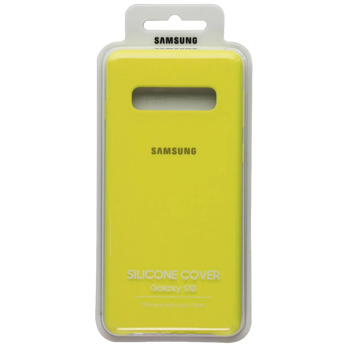 Samsung Official Silicone Case for Samsung Galaxy S10 - Yellow