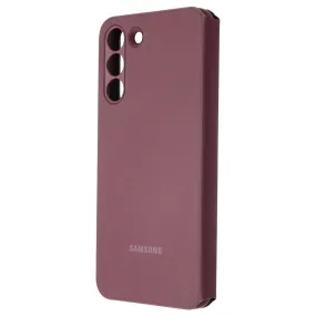 Samsung S-View Flip Cover Series Case for Samsung Galaxy (S22 ) - Burgundy