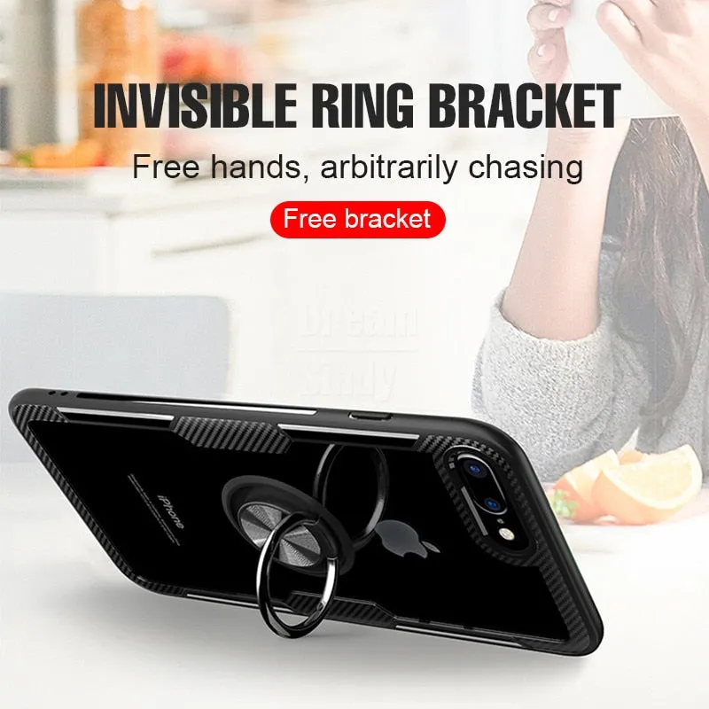 Silicone Holder Ring Case - IPhone