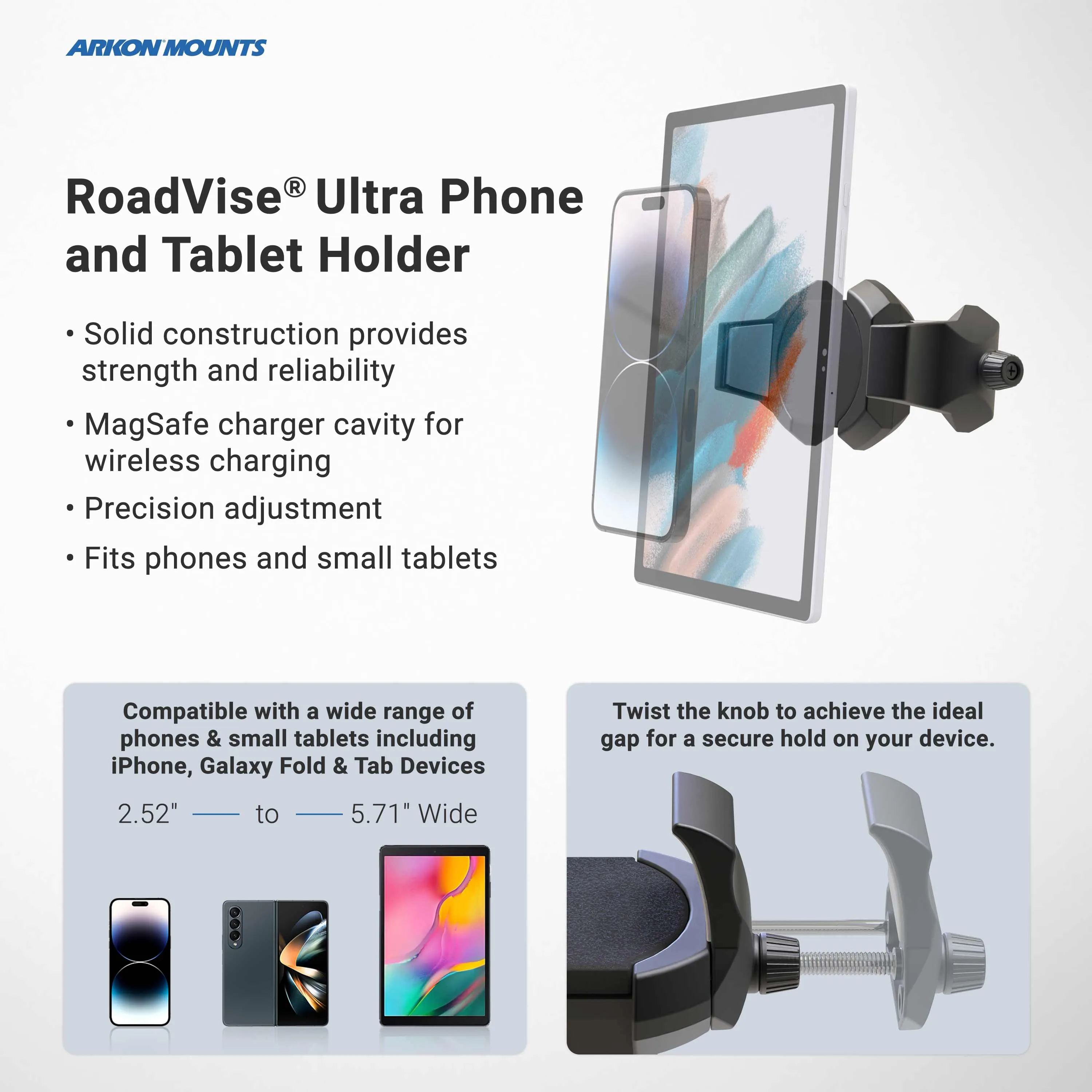 SkyHold™ Windshield Suction Phone Mount