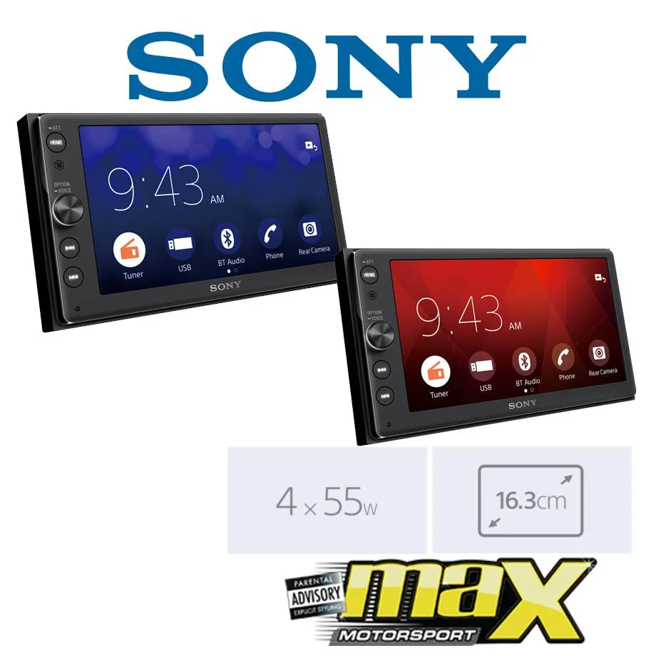 Sony XAV-AX100 - 6.4 Inch Double Din DVD Media Receiver