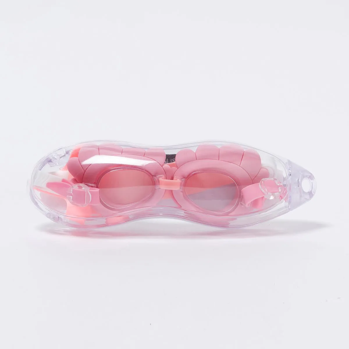 SUNNYLiFE pink color Mini Swim Goggles for kids Ocean Treasure Rose