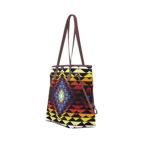 Sunset Blanket Clover Canvas Tote Bag