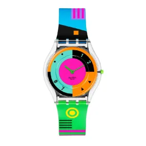 Swatch NEON HOT RACER Watch SS08K119