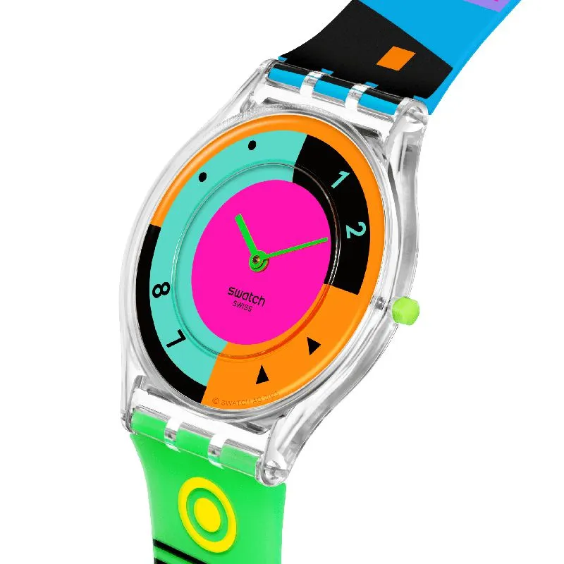 Swatch NEON HOT RACER Watch SS08K119