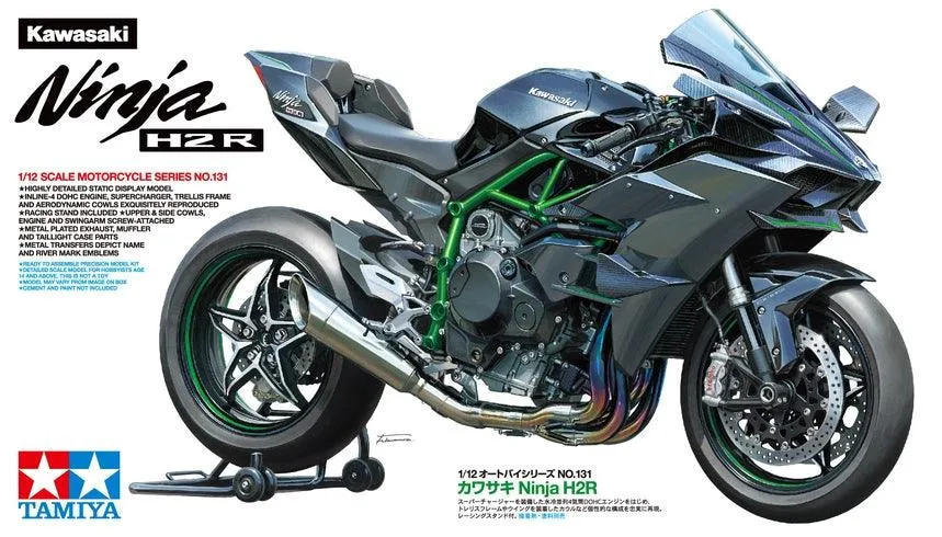 Tamiya 14131 Kawasaki Ninja H2R 1/12 Model Kit