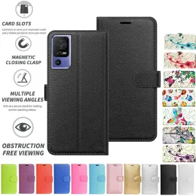 TCL 40SE Flip Folio Book Wallet Case